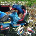 AiDot ENHULK Cordless Hedge Trimmer with 20" Dual-Action Blades 6