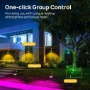 Linkind SL5 Smart Solar Spotlight Color Changing Chrismas Decoration Outdoor Lights 6