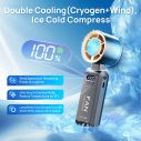 Consciot Portable Handheld 3-in-1 Ice Cooling Fan – Mini Turbo, 13,550 RPM, Adjustable Speed, Up to 20H Battery Life, Ultra-Quiet, Rechargeable Personal Fan 2
