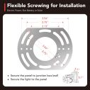 OREiN LED Flood Light Outdoor with Motion Sensor 12