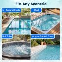 ENHULK Pool Vacuum T403 with Telescopic Pole for Deep Cleaning 8
