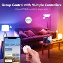 OREiN Matter Version BR30 WiFi Smart Flood Light Bulb 4 Pack + Matter A19 Light Bulb 4 Pack 7
