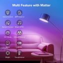 OREiN Matter Version BR30 WiFi Smart Flood Light Bulb 4 Pack + Matter A19 Light Bulb 4 Pack 2