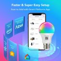 OREiN Matter Version BR30 WiFi Smart Flood Light Bulb 4 Pack + Matter A19 Light Bulb 4 Pack 3