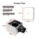 OREiN Bathroom Exhaust Fan with Light 11
