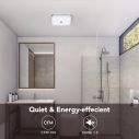 OREiN Bathroom Exhaust Fan with Light 13
