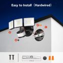 OREiN 3500LM/26W and 240° Wide Detection Motion Sensor Outdoor LED Security Flood Lights 6
