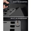 Syvio Knife Sets for Kitchen with Block and Utensil Holder 3