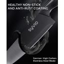 Syvio Knife Sets for Kitchen with Block and Utensil Holder 4