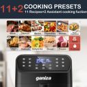 AiDot ganiza 6-Quart Oilless Air Fryer with Visible Cooking Window 3