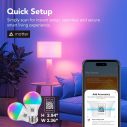 OREiN Matter Smart Light Bulbs 800LM 2