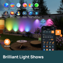 Linkind SL5C Smart Outdoor Solar Spotlight (150lm, App&Voice Control, 16 Million Color, IP67 Waterproof) 2