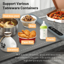 AiDot Svyio Electric Folding Food Warmer – Adjustable Temperature up to 212°F, Auto Shut-Off, Portable Buffet Tray for Parties & Daily Meals 4
