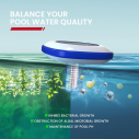 ENHULK Solar Pool Ionizer, Floating Water Cleaner and Purifier - Cleans Pools Up to 45,000 Gallons, Ideal for Above Ground, In-Ground Pools, Spas, and Hot Tubs(Blue) 4