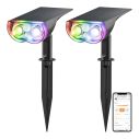Linkind SL5 Smart Solar Spotlight Color Changing Chrismas Decoration Outdoor Lights 1