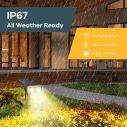 Linkind Outdoor Solar Spot Lights, Waterproof, Christmas Lights, Yard, Landscape and Walkway 10