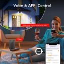 OREiN Smart WiFi LED Floodlight 450°Wide Adjustment and Security Light for House, Yard, Garage 4