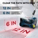 12in. Cordless Electric Snow Shovel, 20V Power with 4Ah Battery Included, Battery Snow Blower with Directional Plate & Adjustable Front Handle 9