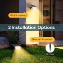 Linkind StarRay Solar Spotlight Auto On/Off 16 LEDs RGBW Outdoor Solar Landscape Lighting  5