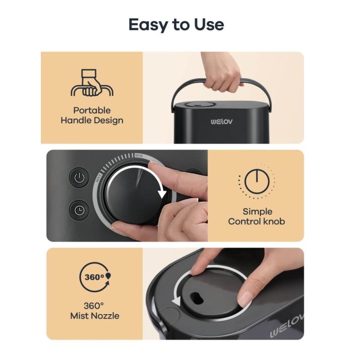 AiDot WELOV H300 Ultrasonic Cool Mist Air Humidifier for Large Room 6