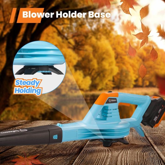 AiDot GoGonova 20V Cordless Leaf Blower with 330 CFM Power, Battery and Charger Included 5