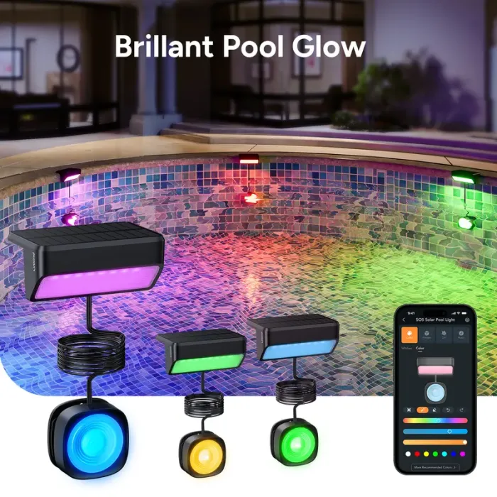 Linkind SO5 Smart Solar Pool Lights 12