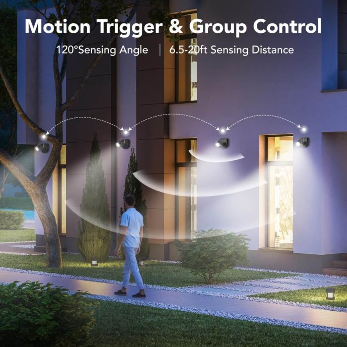 OREiN Smart LED Flood Sensor Outdoor Lights 5