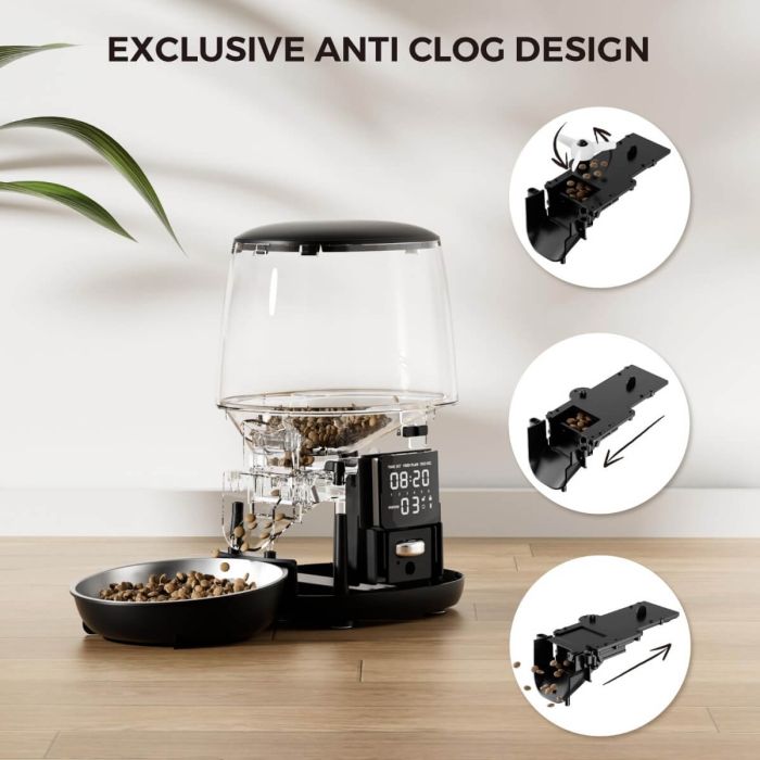 AiDot Syvio 1-6 Meals Timer Control Cups Automatic Pet Feeder 6