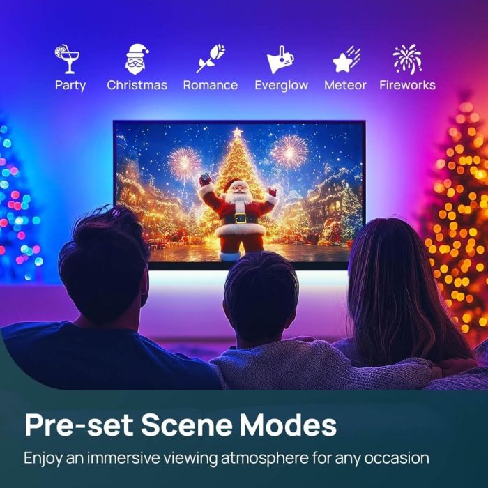 Linkind ET6 AI LumiSync Smart TV Backlights with HDMI 2.0 Sync Box 4