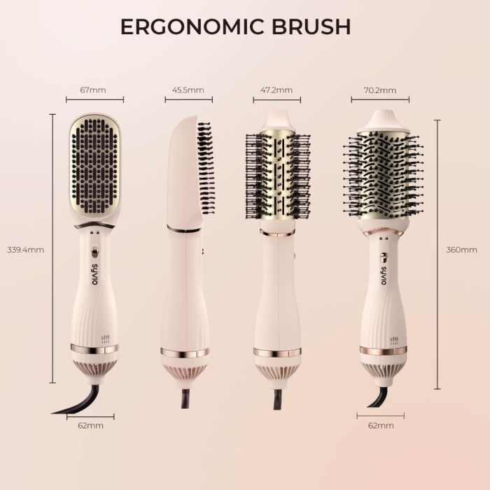 AiDot Syvio 4-in-1 Professional One Step Hair Dryer & Volumizer for Styling 8