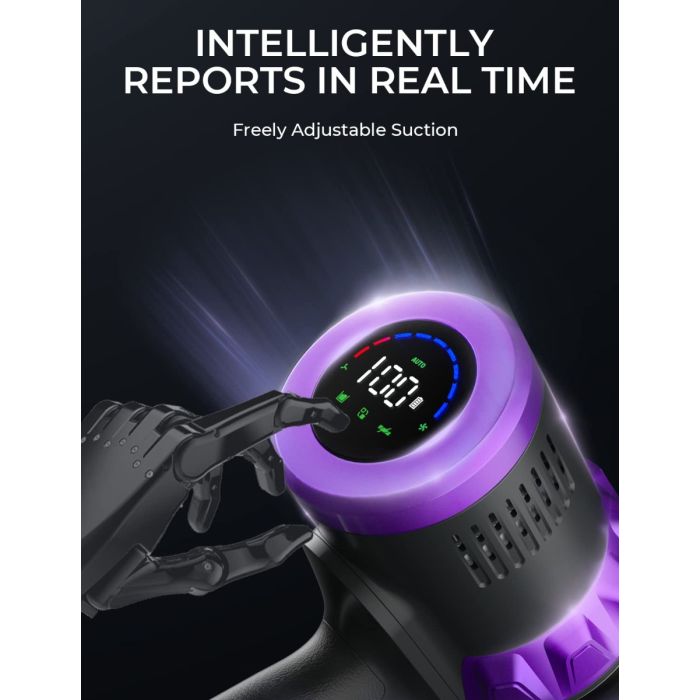 AiDot Syvio Cordless Vacuum Cleaner with 33Kpa 400W Powerful Brushless Motor 2
