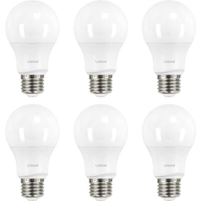 Linkind A19 LED Light Bulbs - Dimmable 40W Equivalent 8