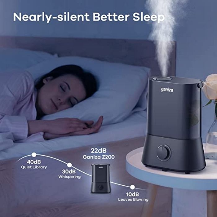 AiDot Ganiza Z200 Ultrasonic Cool Mist Air Humidifier for Large Room
