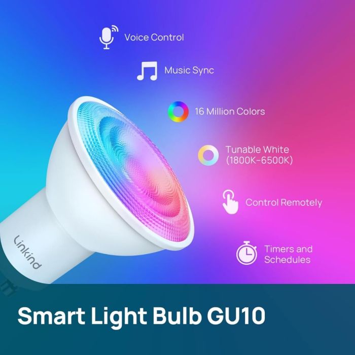 Linkind Matter Smart Light Bulb GU10  2