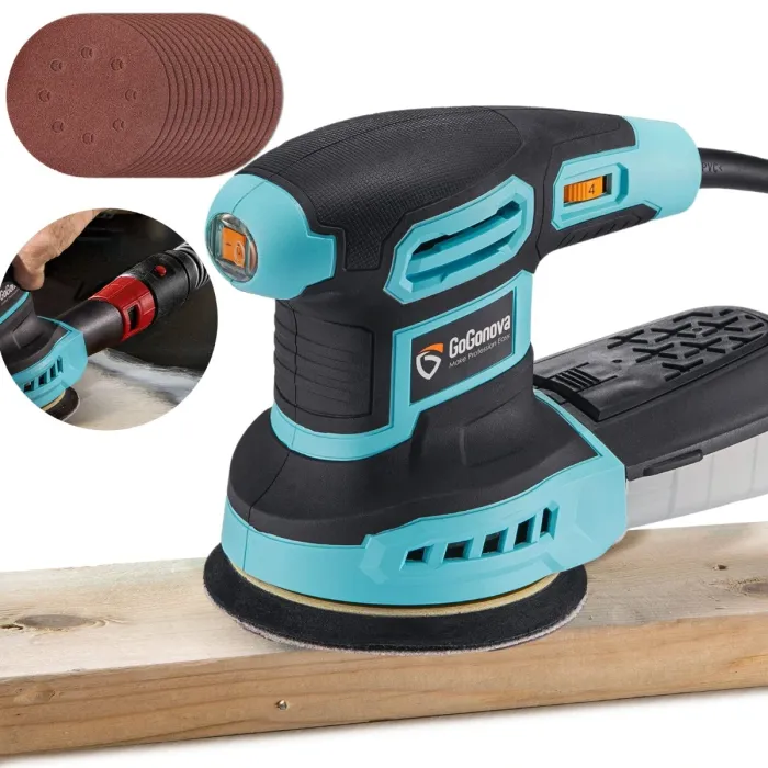 AiDot GoGonova 3AMP (360W) Random Orbit Sander with 6 Adjustable