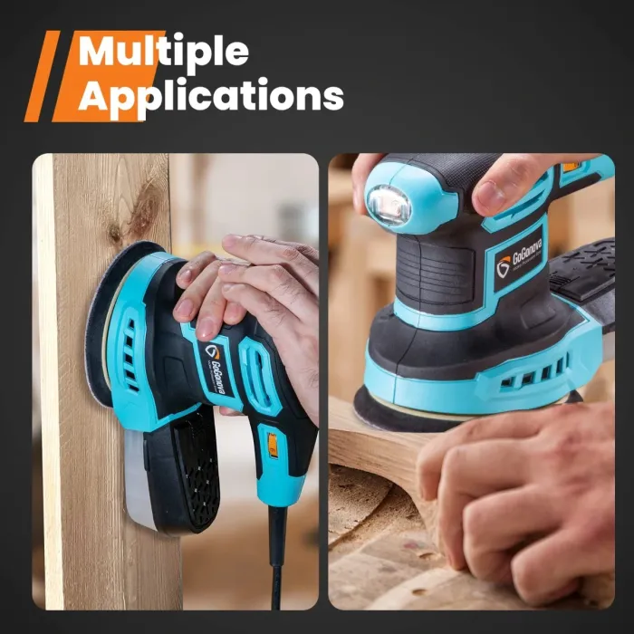 AiDot GoGonova 3AMP (360W) Random Orbit Sander with 6 Adjustable