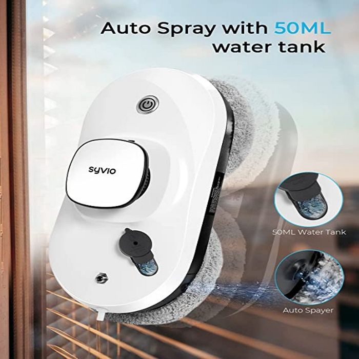 AiDot Syvio Window Cleaner Robot with Auto Spray, Remote Control, Smart Frame Detection 3
