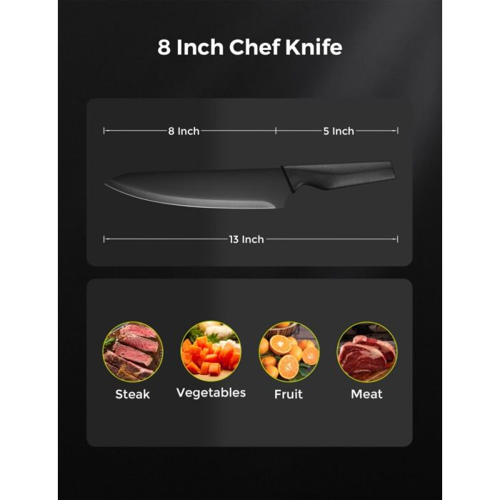 Syvio Kitchen Utility Knife, 8 Inch Pro Kitchen Knife 4