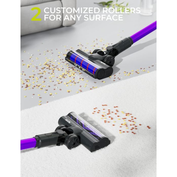 AiDot Syvio Cordless Vacuum Cleaner with 33Kpa 400W Powerful Brushless Motor 8