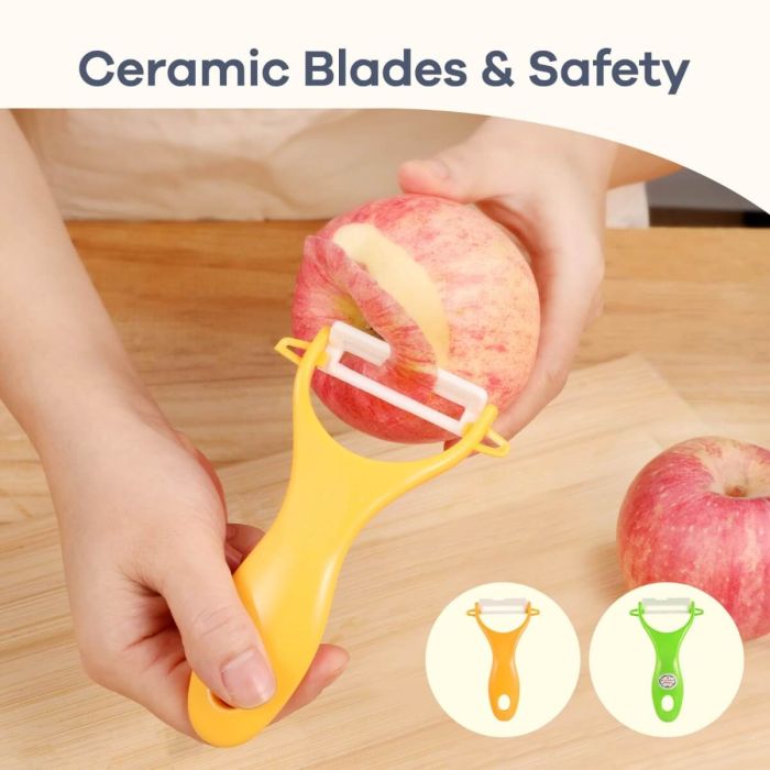 AiDot Ganiza 23 Pcs Kids Knife Set for Real Cooking, Montessori Toddlers Kitchen Tools with Gloves 3