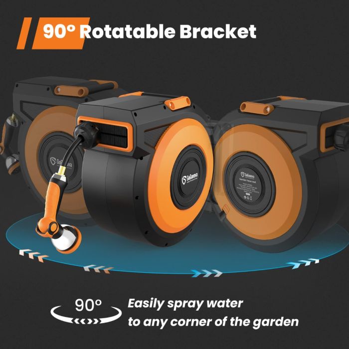 AiDot GoGonova Retractable Garden Hose Reel 100 ft x 1/2" 2
