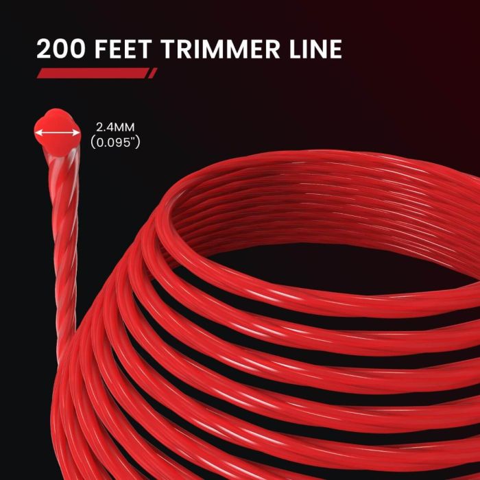 AiDot ENHULK Weed Eater String, 0.095'' Trimmer Line of 200ft Suitable 58V String Trimmers 3