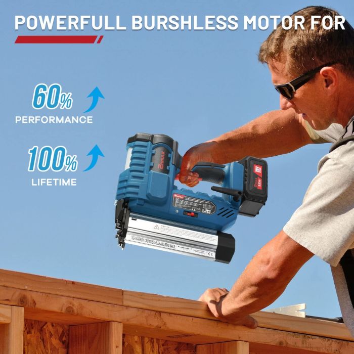 AiDot ENHULK 20V 4.0Ah Battery Powered Nailer Gun  2