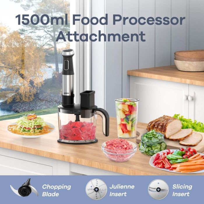 Ganiza Immersion Blender 7 in 1 Hand Blender 1000W Heavy Duty Motor 3