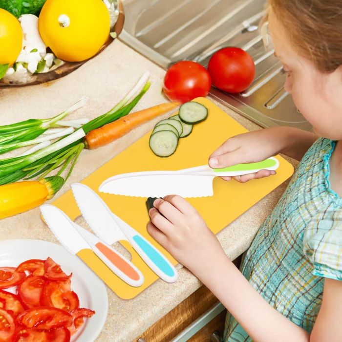 AiDot Ganiza 23 Pcs Kids Knife Set for Real Cooking, Montessori Toddlers Kitchen Tools with Gloves 8