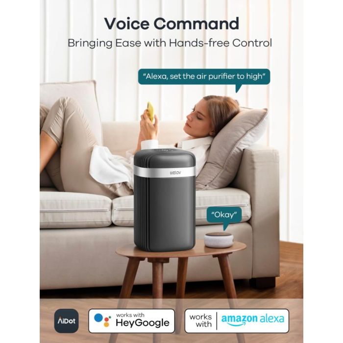 WELOV P100 Pro Smart Air Purifiers for Home with 23dB Quiet 4