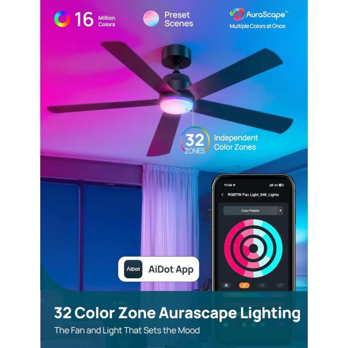 Linkind Matter 52" Smart Ceiling Fan 2