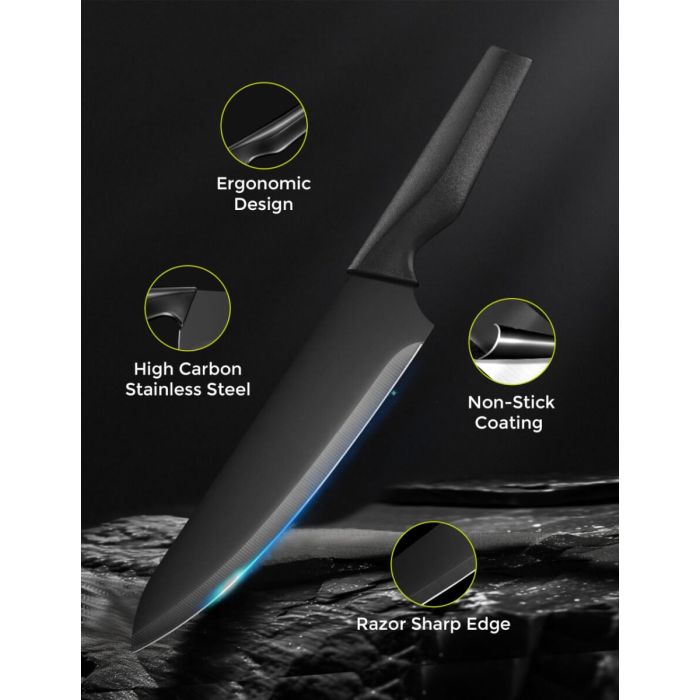Syvio Kitchen Utility Knife, 8 Inch Pro Kitchen Knife 2
