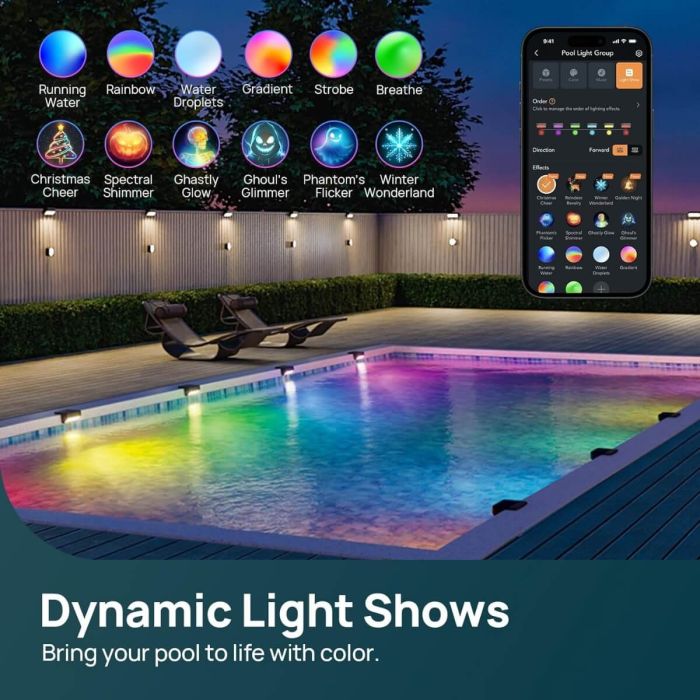 Linkind SO5 Smart Solar Pool Lights 16