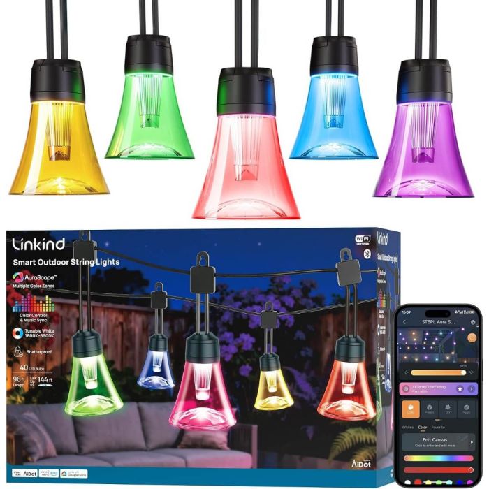 Linkind Smart Outdoor String Lights ColorBlend ST5PL 2